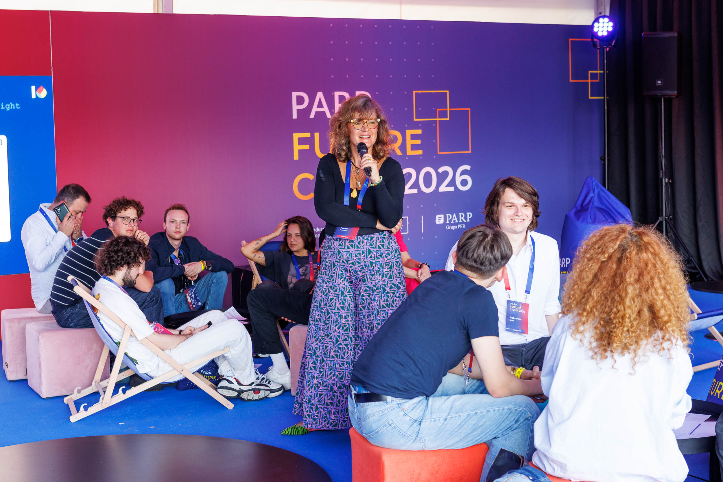 Paulina speaking at PARP FutureCamp 2026